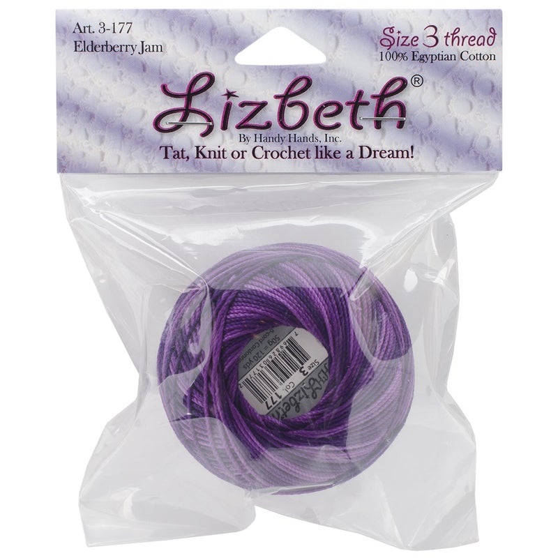 Handy Hands Lizbeth Cordonnet Cotton  3  Elderberry Jam
